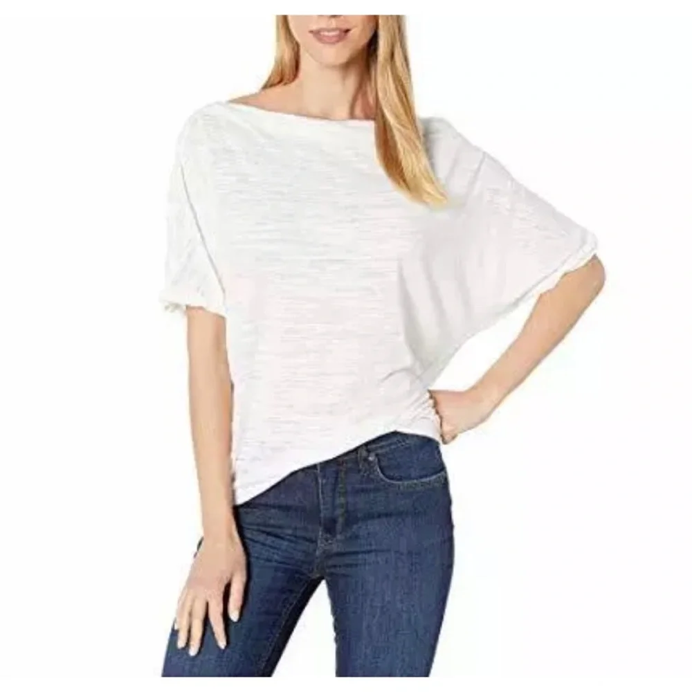 Free People Convertible Neck Tee M